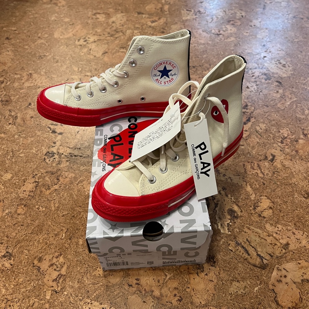 Converse play comes des garçons chuck taylor mens size 5